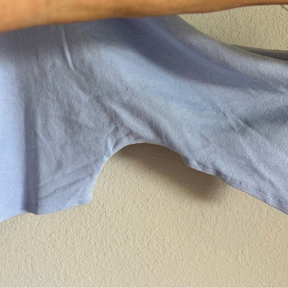 Free People Mateo Top Blue Knit Size M - Picture 12 of 12